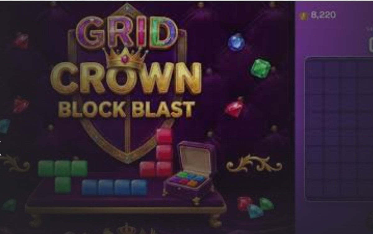 Grid Crown Block Blast store artwork